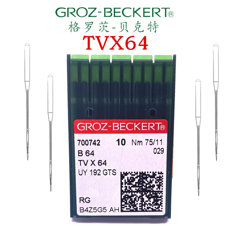 Germany Imported Tvx64 Sewing Machine Needles Tv64 Double Needle Chain Embedding Machine Back Wave Sewing Machine N