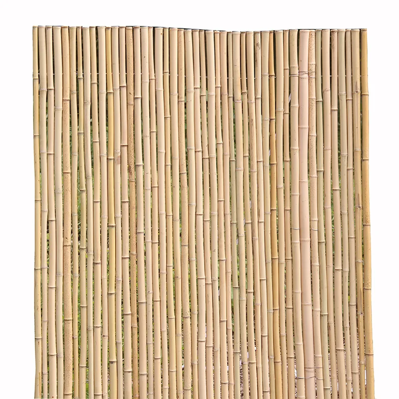 Anti-corrosion bamboo fence, fence, outdoor bamboo courtyard, bamboo row, garden fence, outdoor partition wall guardrail