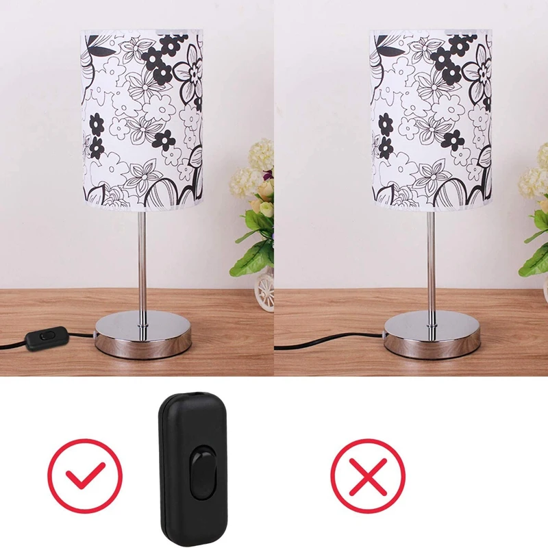 5 قطعة مفتاح مضمن طوربيد التبديل 6 أمبير مفتاح لمبة مضمنة الروك ، التيار المتناوب 250 فولت استبدال مفتاح الحبل المضمن