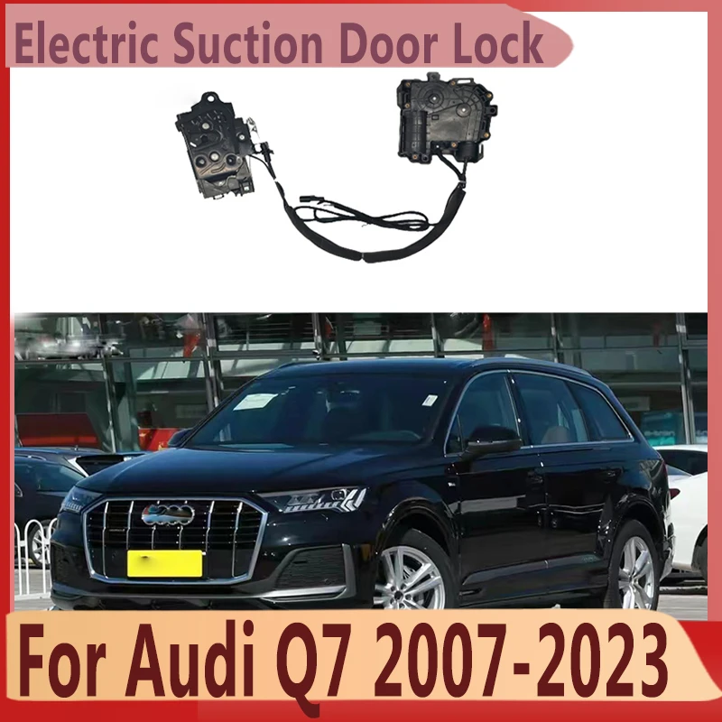 For Smart Auto Electric Suction Door Lock for Audi Q7 2007-2021 2022 Automatic Soft Close Door Super Silence Car Vehicle Door