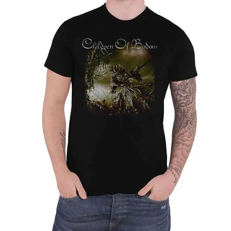 Children Of Bodom T Shirt Relentless Band Logo New Official Mens Black