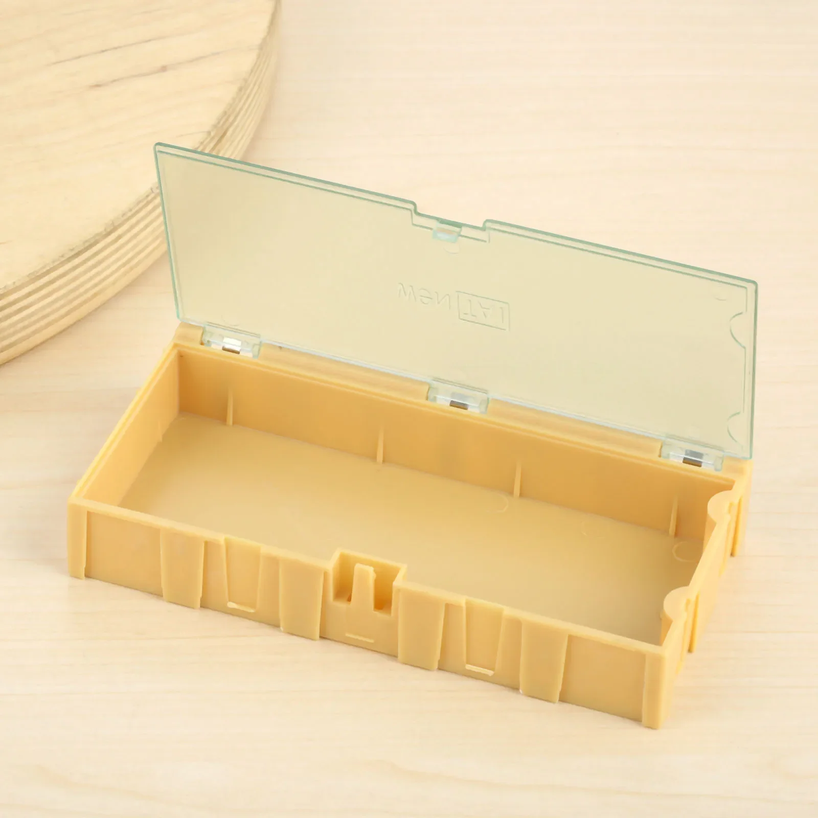 1Pc Professional SMT SMD Kit Electronic Component Parts Case Storage Box Small Objects Organizer Containers Tool Box 125*63*21mm