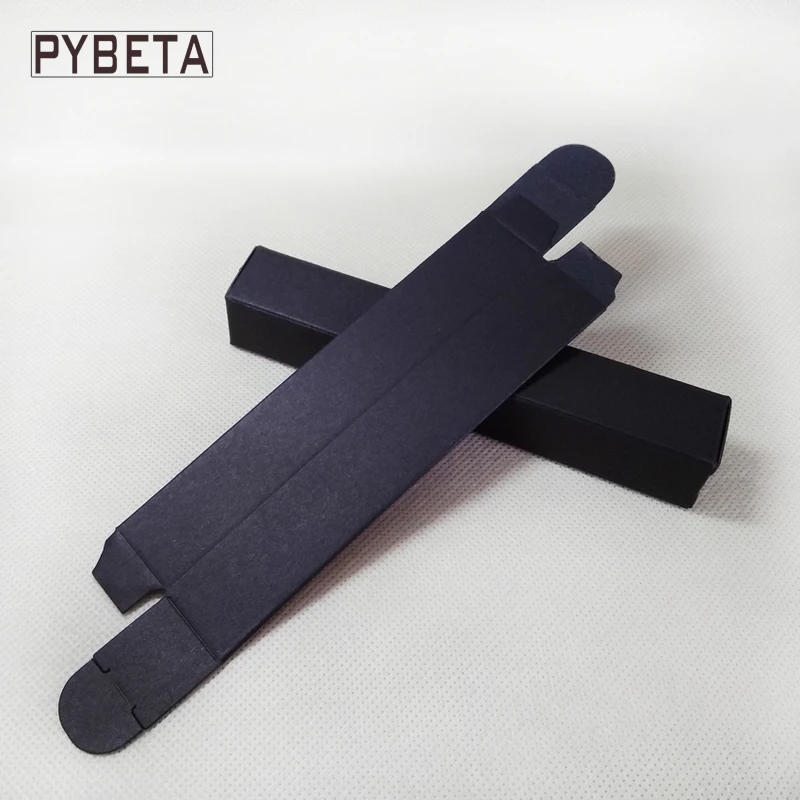 100pcs/lot- 2*2*12cm White Black Paper Box for Essential Oil Perfume sample Lipstick Stroage Boxes Craft Gift boxes valve tubes