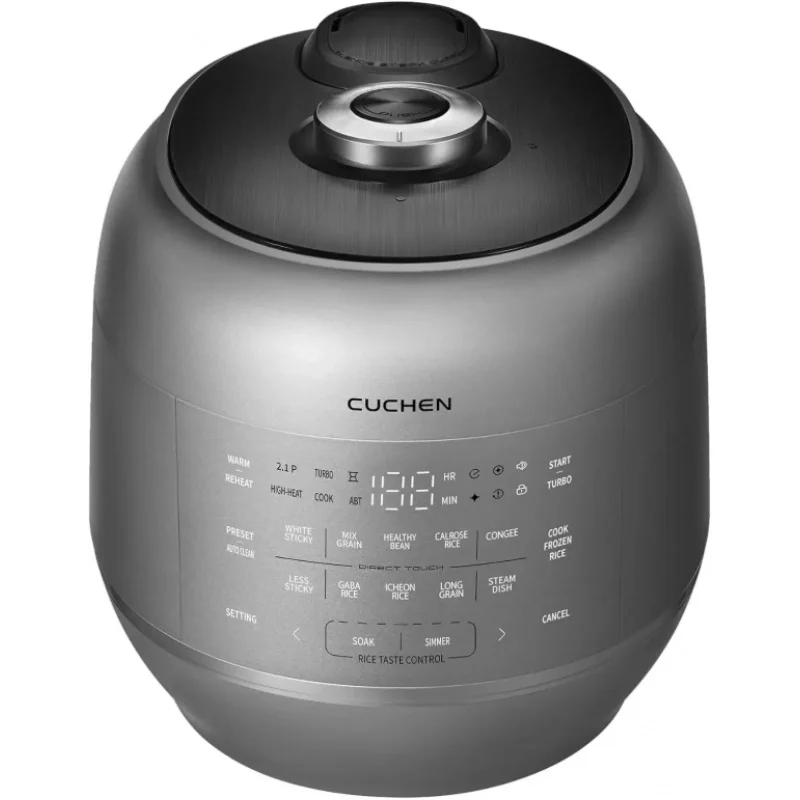 [CUCHEN] CRT-RPK0641MUS|2.1 Ultra High-Pressure Induction Heating Rice Cooker 6 Cup (Uncooked)|Full Stainless Power Lock System