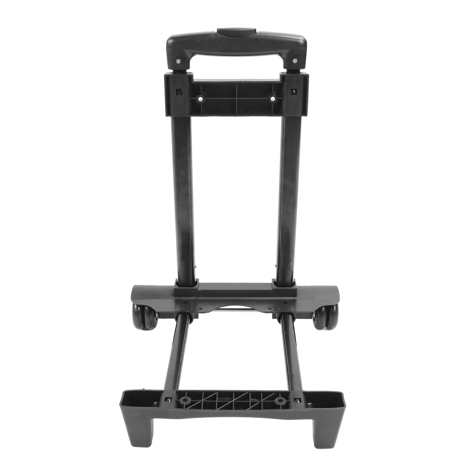 Iron Folding Hand Truck Removable Heavy Duty Hand Cart With 2 Omnidirectional Wheel For Hvac And Electrical Toolkit