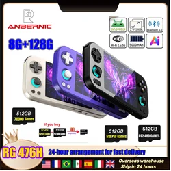 ANBERNIC RG476H Retro Handheld Game Video Player Console 4.7-inch LTPS In-Cell Bluetooth 8G+128G Android 13 512G PSP PS2 RG 476H