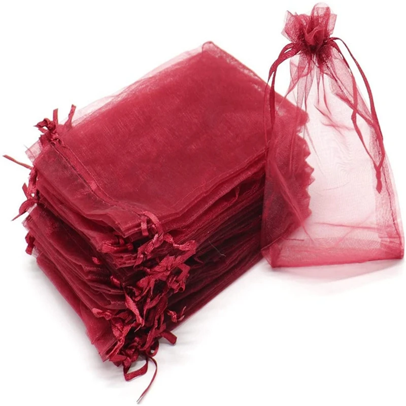 

50pcs/lot 13 Colors 20x30cm Drawstring Organza Bags Jewelry Packaging Bags Wedding Birthday Bags Gifts Pouches Sweets Pouches