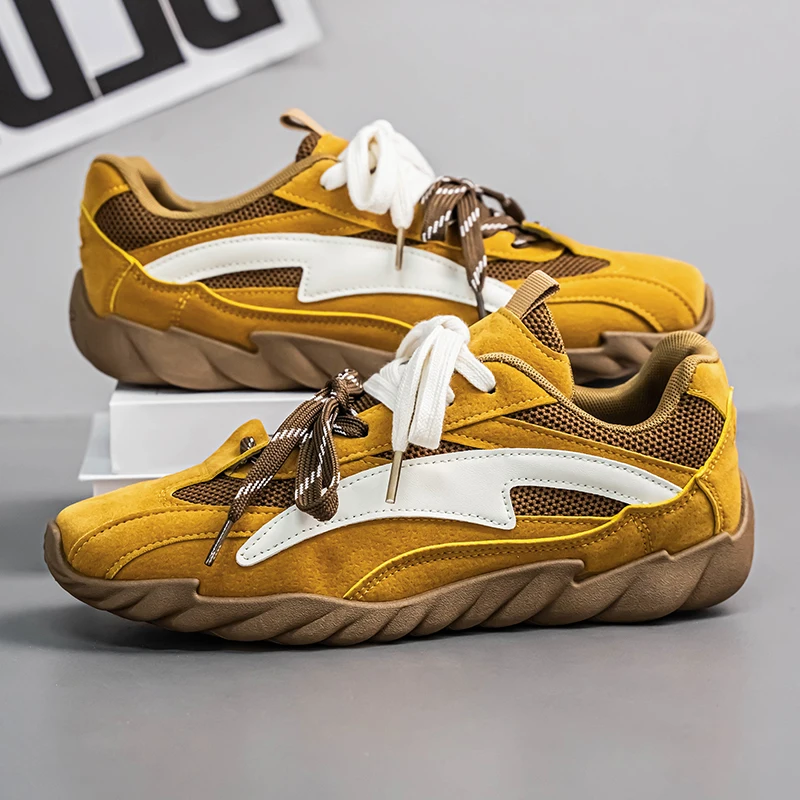 

2025 Autumn New Men's Trendy Versatile Casual Sneakers - Retro Minimalist German Training Shoes