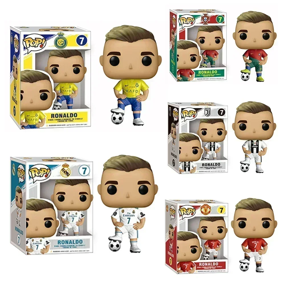 Funko Football star Cristiano Ronaldo POP Figurine Desktop Ornament Kids fan Dream Gifts Action Figure Collection Model