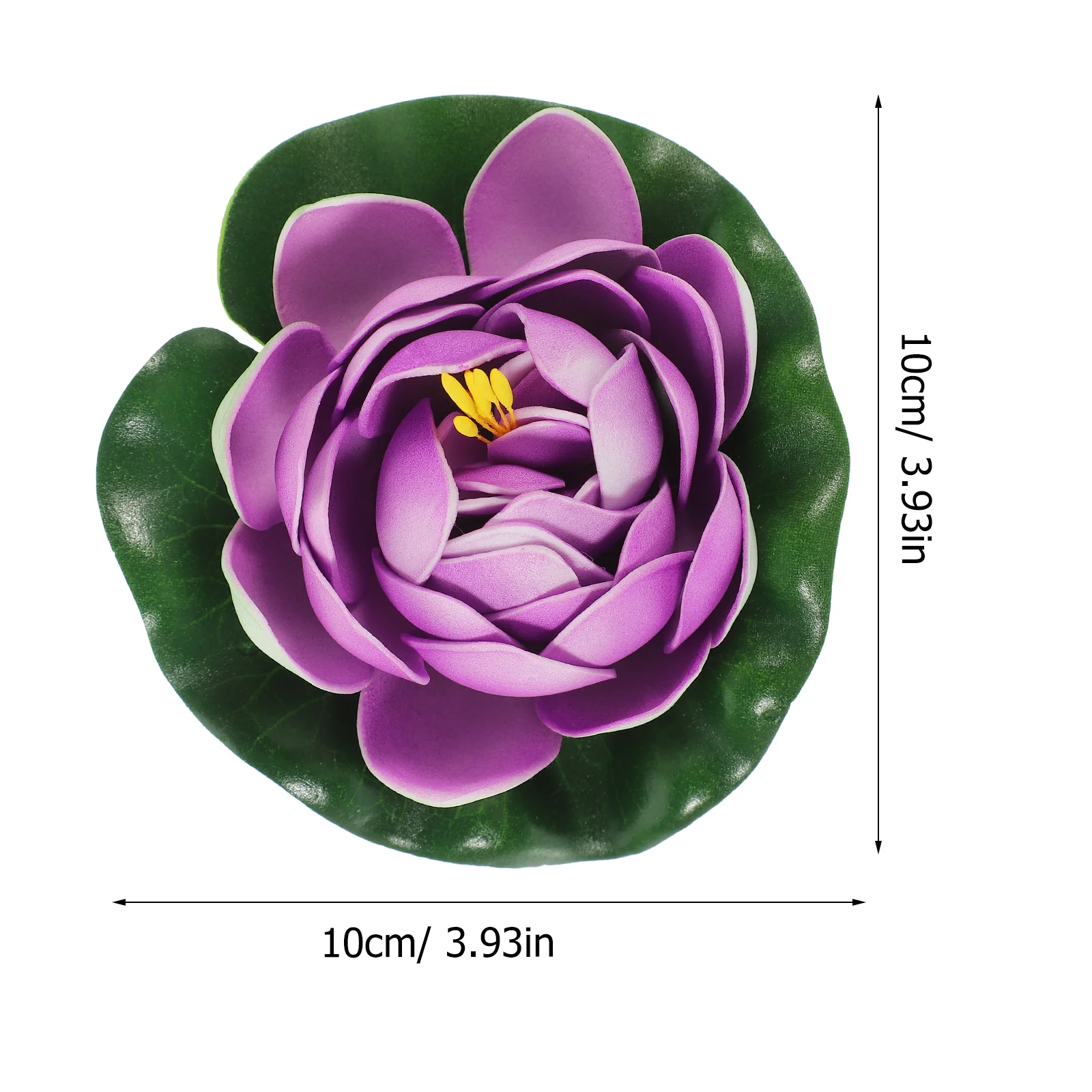 5 قطعة زهرة اللوتس الاصطناعية زينة البركة العائمة الحلي قابلة لإعادة الاستخدام حديقة المنزل فناء بركة ساحة الدعائم الزخرفية #5