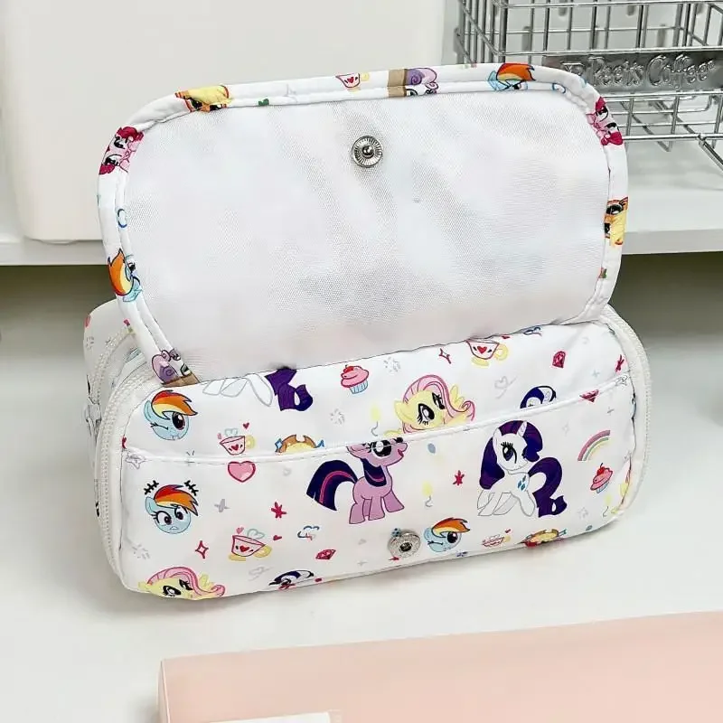 My Little Pony Ita Bag Pencil Case Large Capacity Multi Layer Organizer Cute Cartoon Design For School College