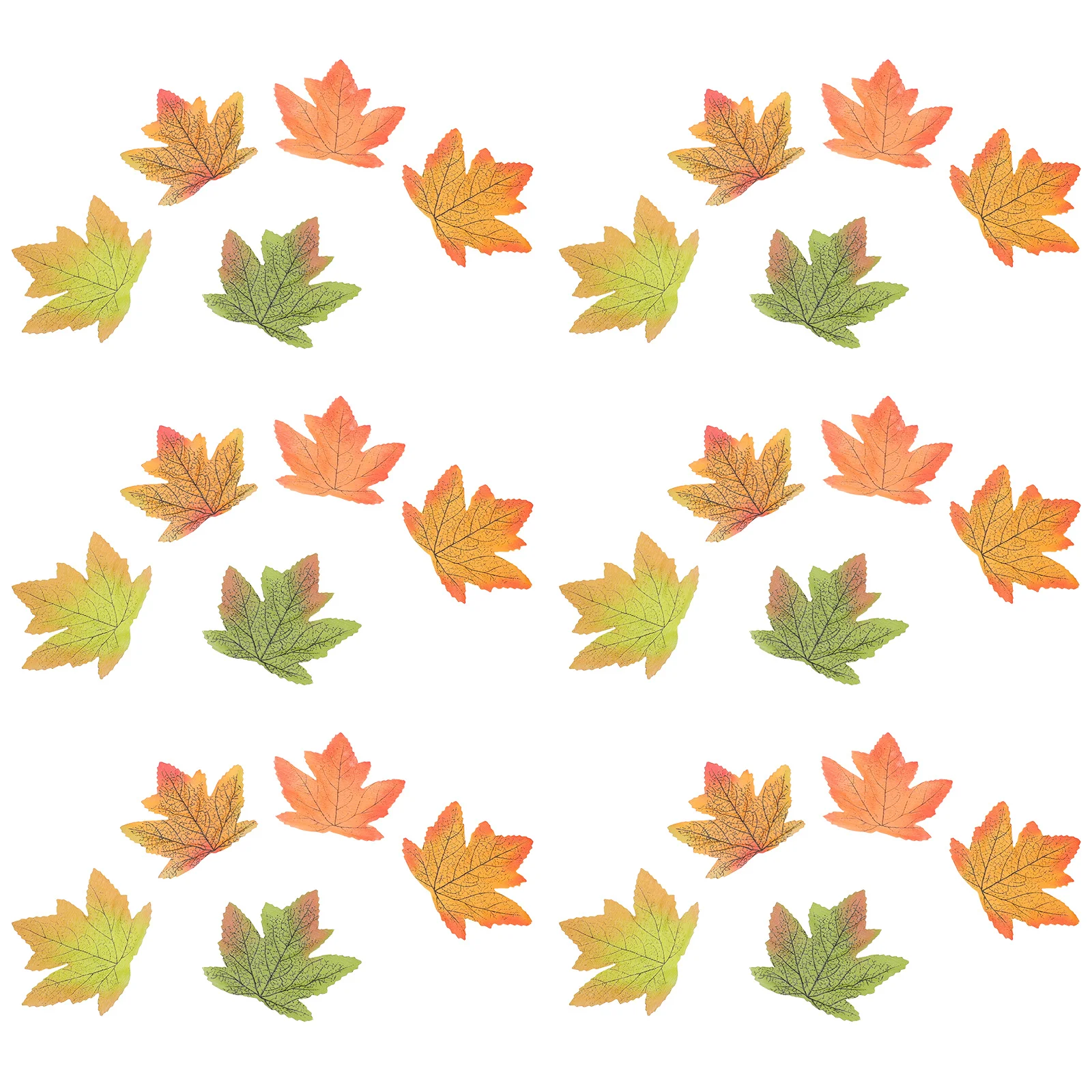 

Artificial Autumn Maple Leaves Faux Fall Leaf Decor For Thanksgiving Wedding Centerpiece Table Scatter Photography
