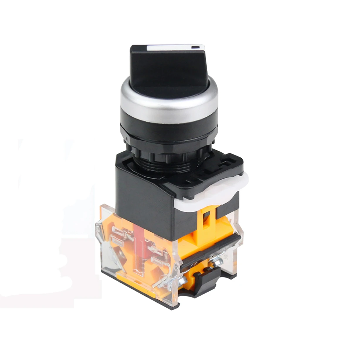 

1PCS LAY38 Button LA38-11X/2 LA38-20X/3 1NO 1NC Opening And Closing Hole 22 Real Shot Rotary Switch