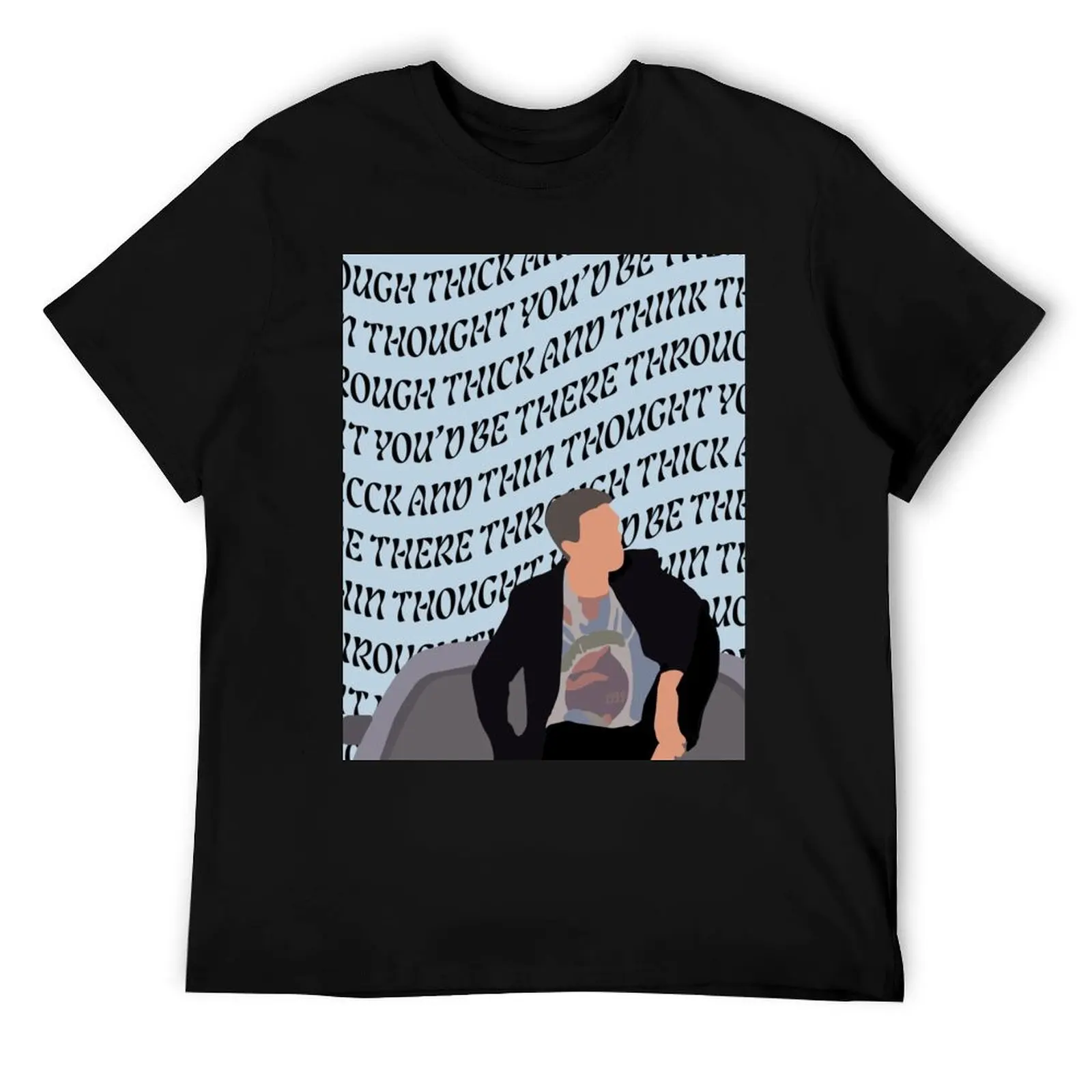 

Thick and Thin LANY Paul Klein T-Shirt man t shirt summer men t shirt cotton 100% t shirts for man pack white T-Shirt