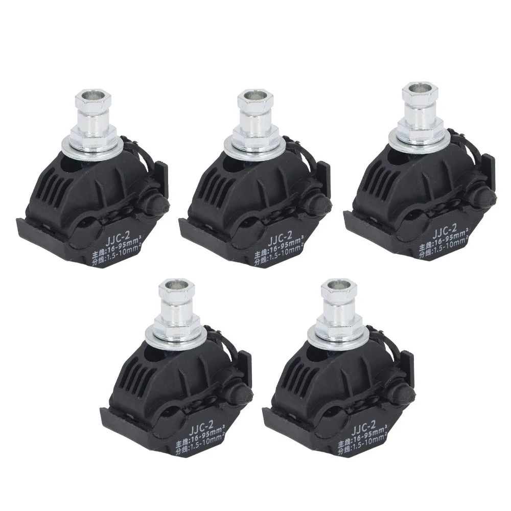 

5 шт. JJC-2 разъем для прокалывания изоляции 1 кВ без отслаивания проколов проводной зажим высокое низкое напряжение кабель разветвитель распределение мощности