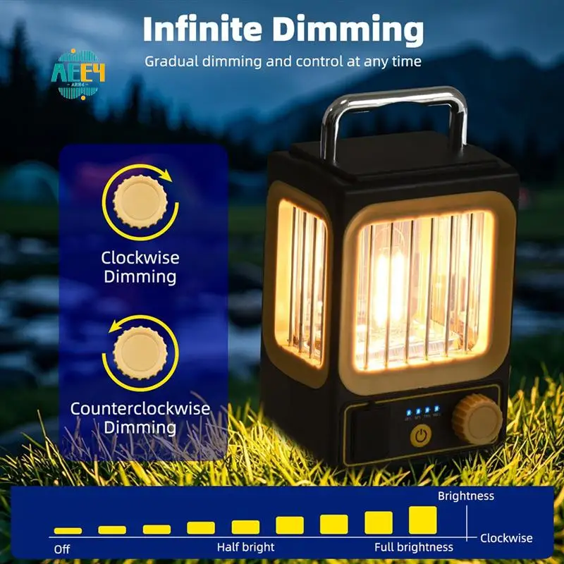 

AEE4-Outdoor Solar LED Light Lamp USB Rechargeable LED Solar Camping Light Portable Lanterns