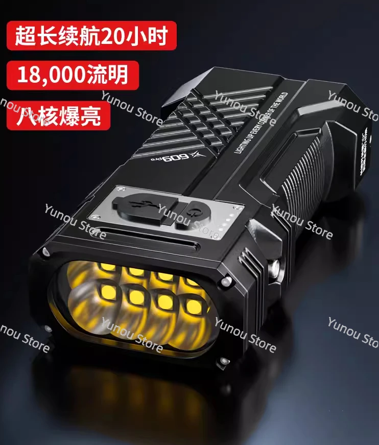 LED Lighting WorkLight X609PRO Flashlight Strong Light Charging Super Bright Outdoor Multi Functional Portable AutomotiveRepair