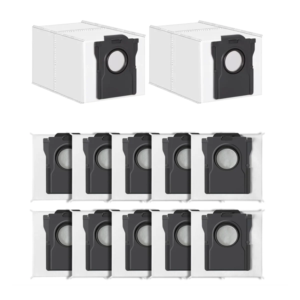 

ABXHH 12 шт. большой одноразовый мешок для пыли объемом 3,2 л для пылесоса X40 Ultra/X30 Ultra/L40 Ultra/L10s Pro Ultra/L10s Ultra Gen2