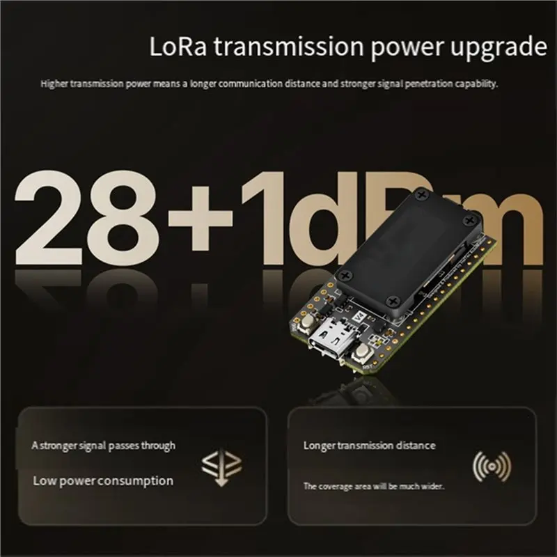 A33T-Lora 32 Dev-Board Kit 32-S3 SX1262 27Dbm OLED Display Wifi BLE 868-915Mhz Heltec V4.3 Meshtastic With 3D Print Case