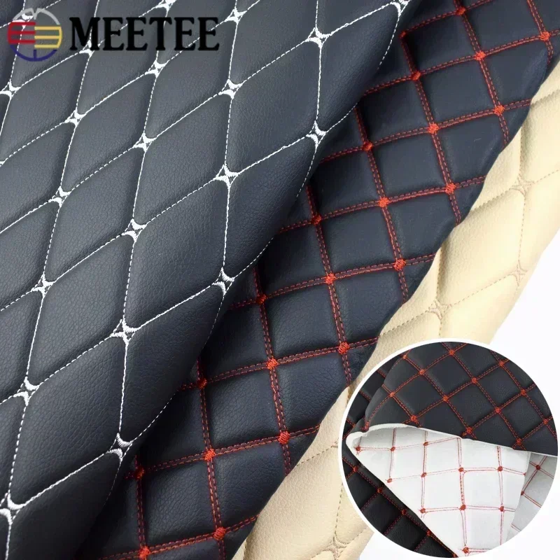 45*160cm Synthetic Leather Fabric for Car Floor Mat Embroidery PVC Fabrics Seat Decoration Faux Leathers Trims DIY Wall Craft