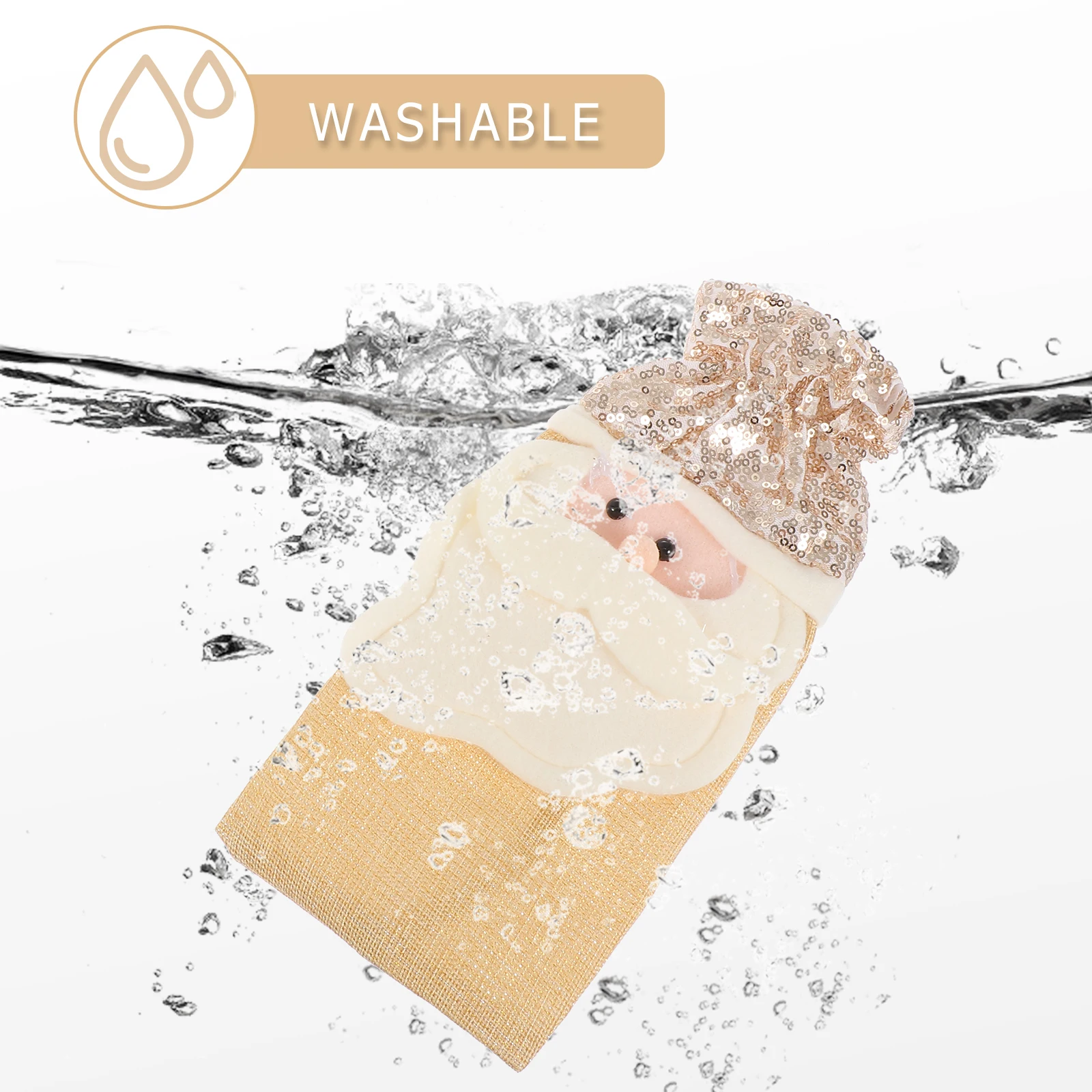 

2Pcs Christmas Wine Bottle Covers Festive Xmas Party Ornaments Decorations Xmas Wine Bottle Covers Christmas Decors