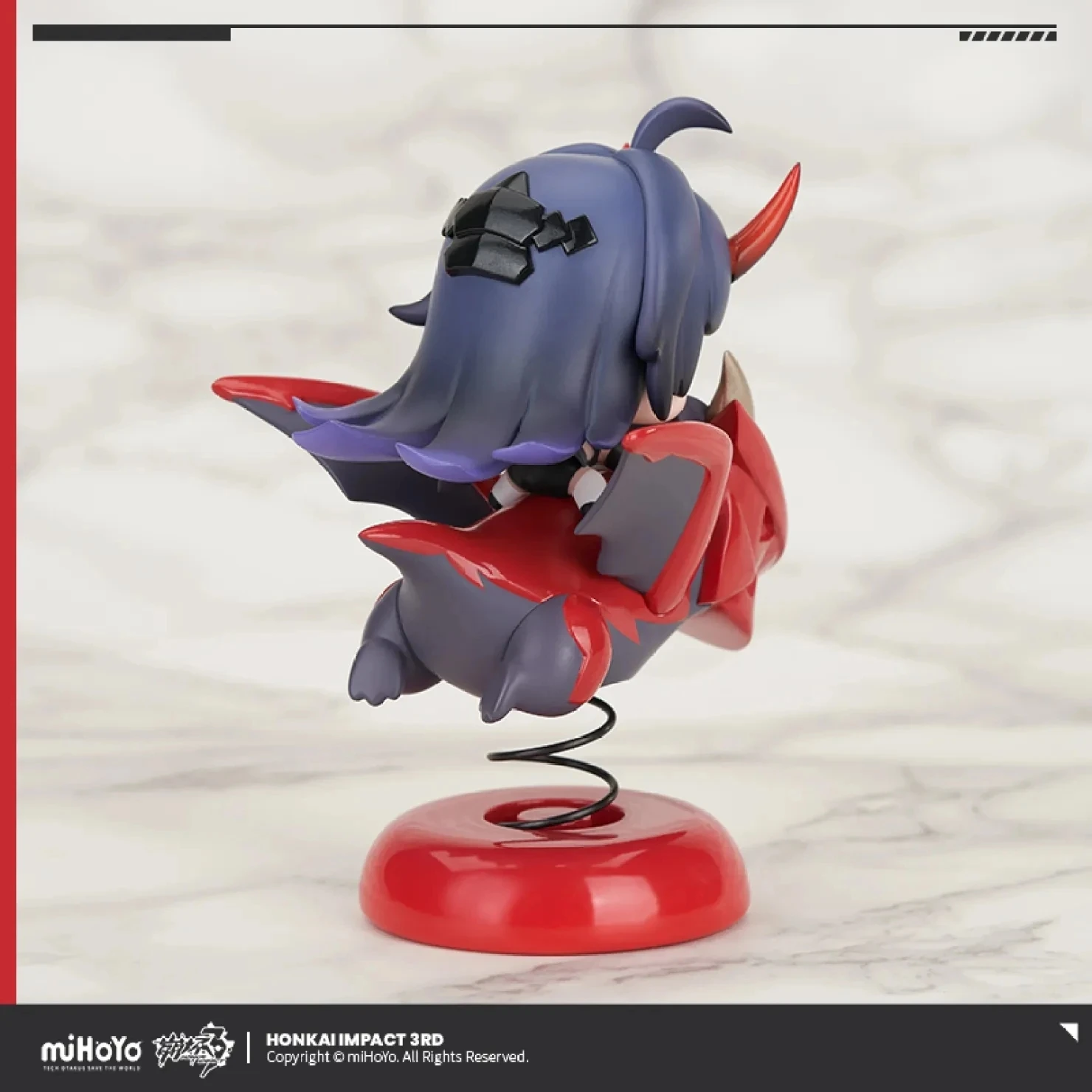 Gioco Honkai Impact 3rd Cosplay Doll Raiden Mei Figure Herrscher of Thunder Happy Shake Toy ABS PVC Metal Statue Kids regalo di natale