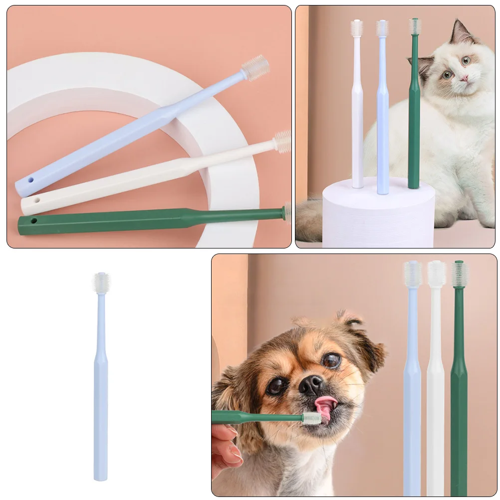 

Pet Toothbrush Toothbrushes Soft Cat Small Dog Portable Puppy Oral Travel