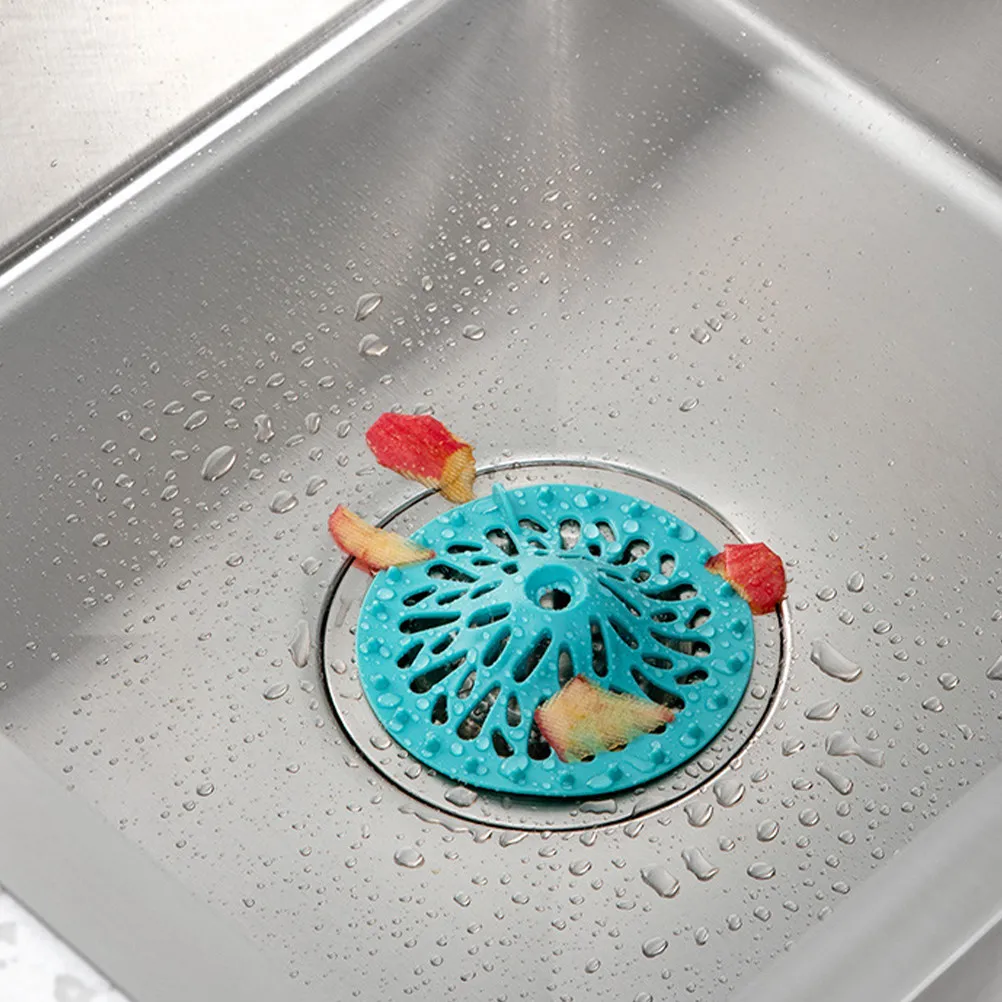 

Sink Filter Cover Drain Hair Catcher Floor Drain Lid for Bath Tub Shower Stall Wash Bowl Laundry Tub Odor Blocking Debris Filter