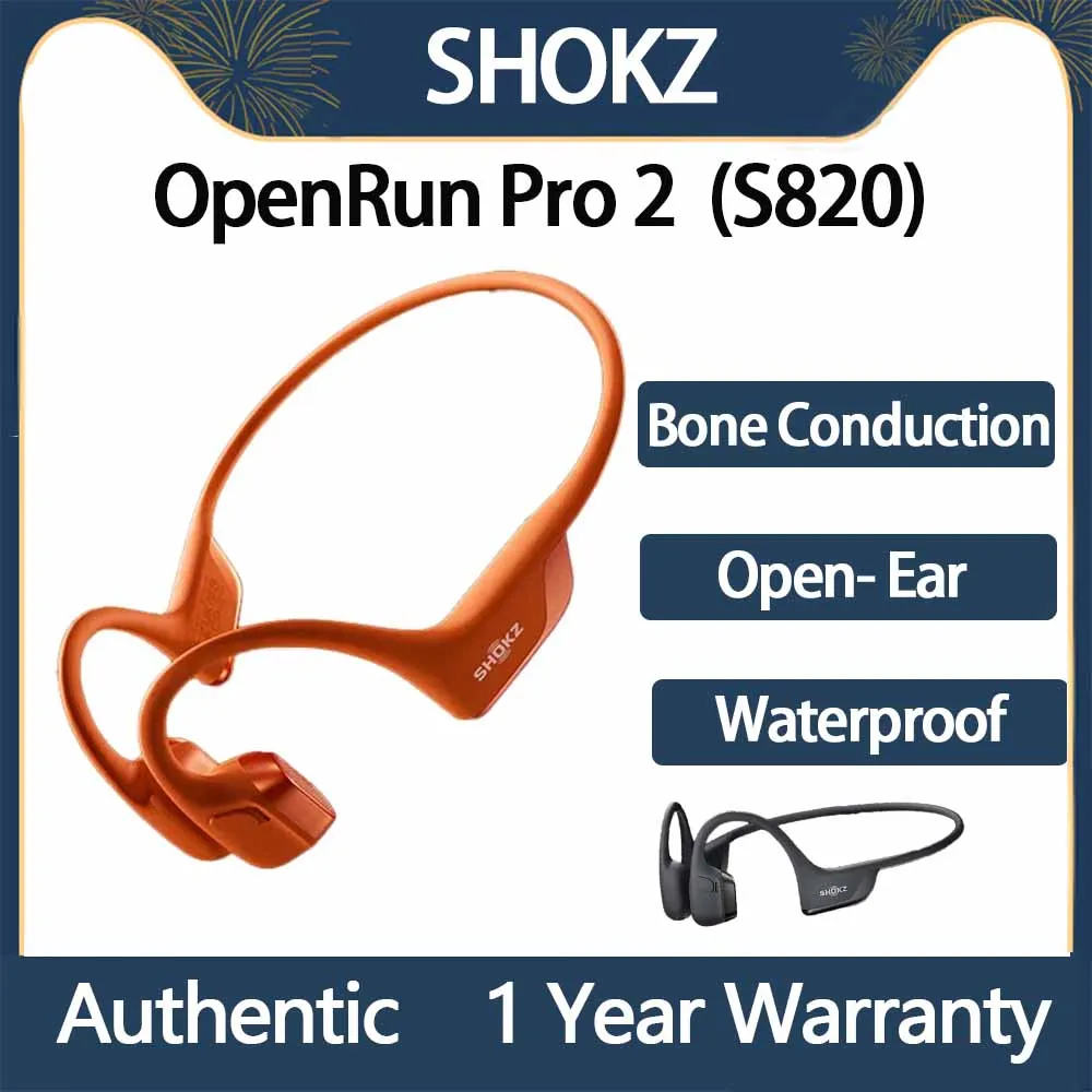 SHOKZ OpenRun Pro 2 S820/S821 Bluetooth イヤホン骨伝導 IP55 防水