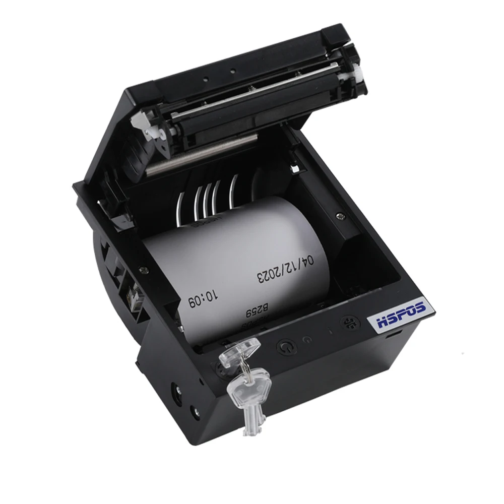 HSPOS QR73 80mm Embedded Thermal Printer Auto Cutter 130mm/s Receipt Label 43-80mm ESC/POS CPCL TSPL JPL 4 SDKs for Kiosk Vendin