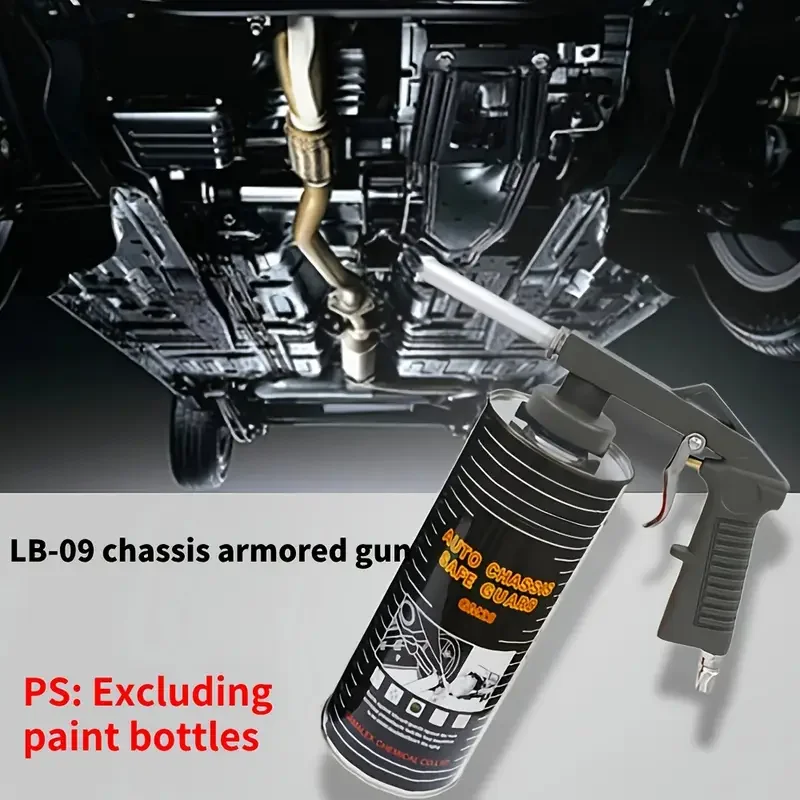 LB-09 Pistola a spruzzo per armatura del telaio automobilistico Strumento di rivestimento pneumatico per verniciatura con spruzzatore di metalli per sottopelo portatile