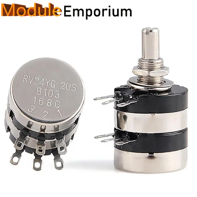 Potenciômetro giratório duplo, RV24YG20S