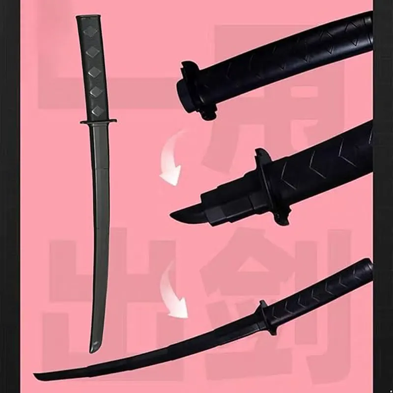 3D重力ナイフカタナセット 1/2/3ピースオプション - 伸縮式コスプレ減圧格納式ソードトイ、友達へのクリエイティブなギフト
