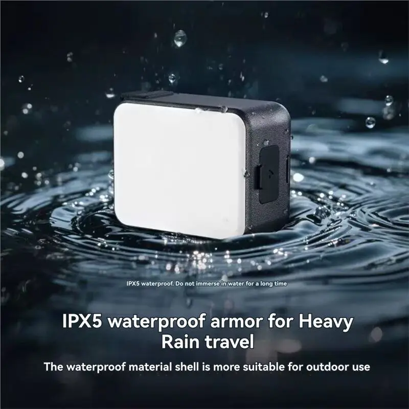 B92B IPX5 Waterproof 6000K Fill Light for DJI OSMO Action 5 Pro 4 3 Shooting Lighting Accessory