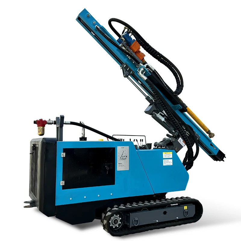 Impianto di perforazione idraulico diesel personalizzato DTH per operazioni di estrazione e estrazione di pozzi aperti Costruito su misura