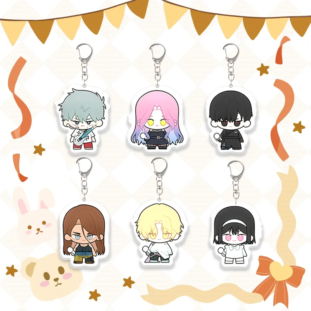 

Luka Lvan Till Hyuna Sua Cute Q Version Acrylic Keychain For Alienstage Animation Peripheral Exquisite Pendant Festival Gift