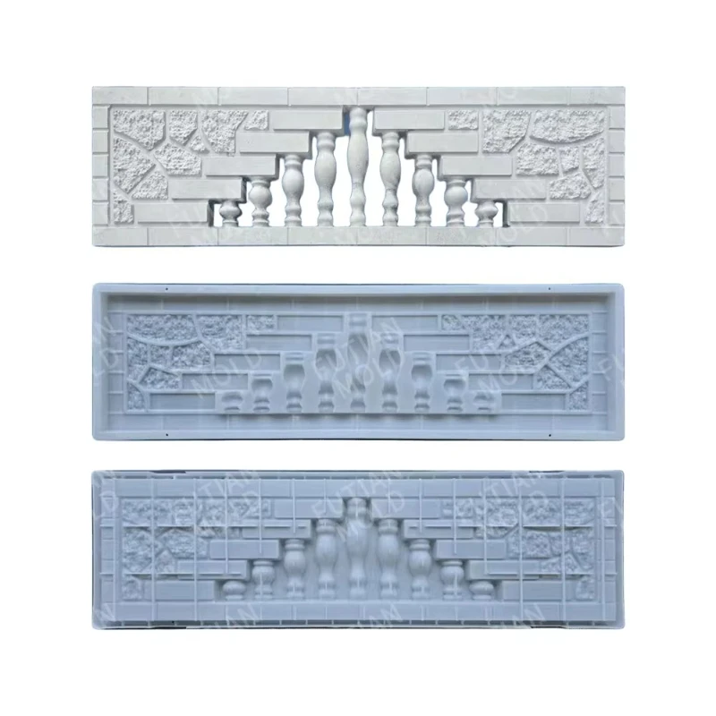 Foton Cement Casting Mould Source Factory Precast Fence Plate Concrete Mold Concrete Wall Fence Plate For Sale