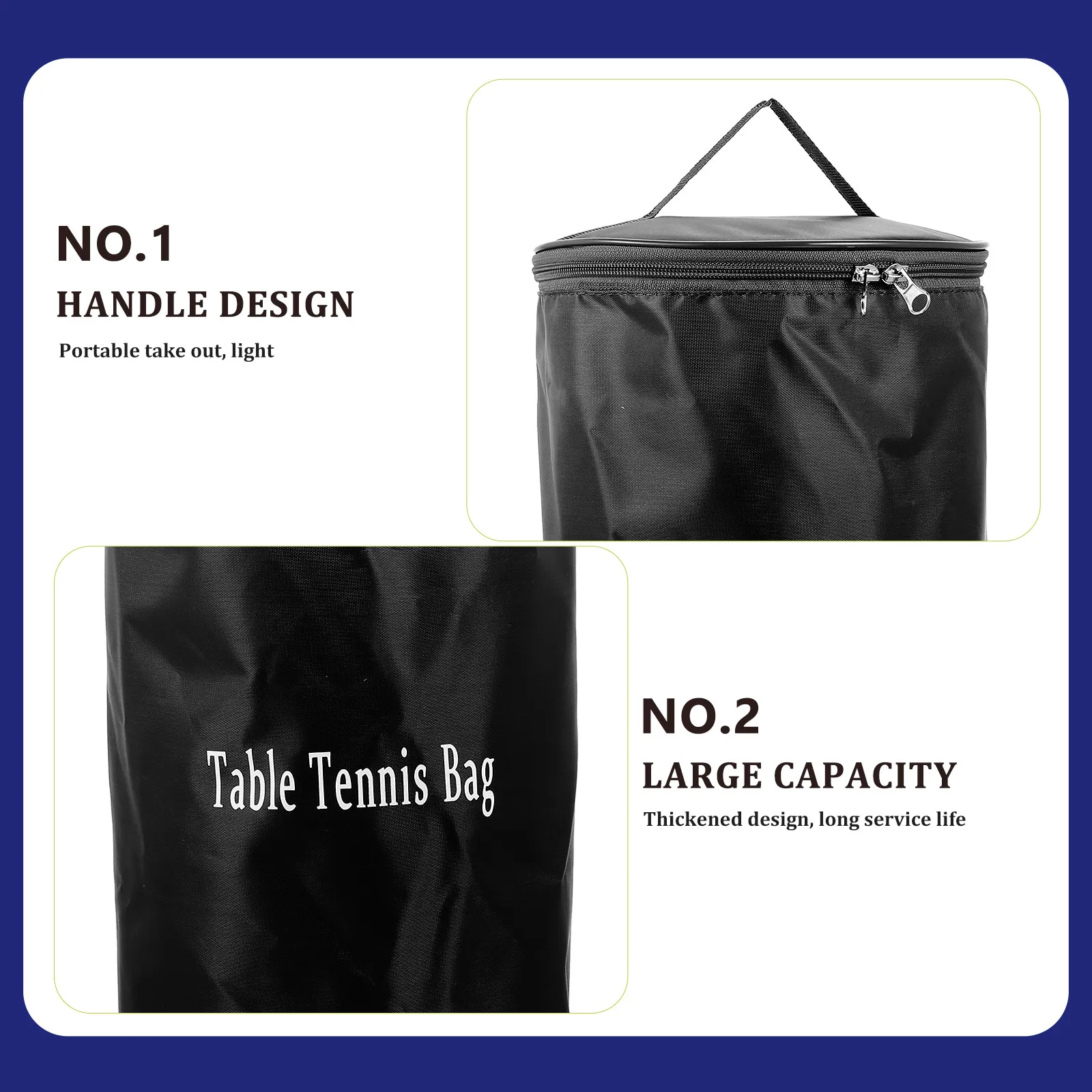 

Держатель для мячей для настольного тенниса, аксессуар для настольного тенниса, прочная сумка из ткани Оксфорд, многофункциональная сумка для мячей для настольного тенниса, сумка для настольного тенниса