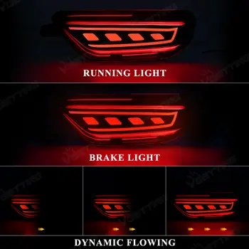 適用於馬自達CX-5 CX5 2017 2018 2019 2020 2021款的3功能汽車後保險桿燈,帶煞車動態轉向信號燈和行車燈功能,12V 10 最佳銷售 2019年馬自達CX-5配件 - №2