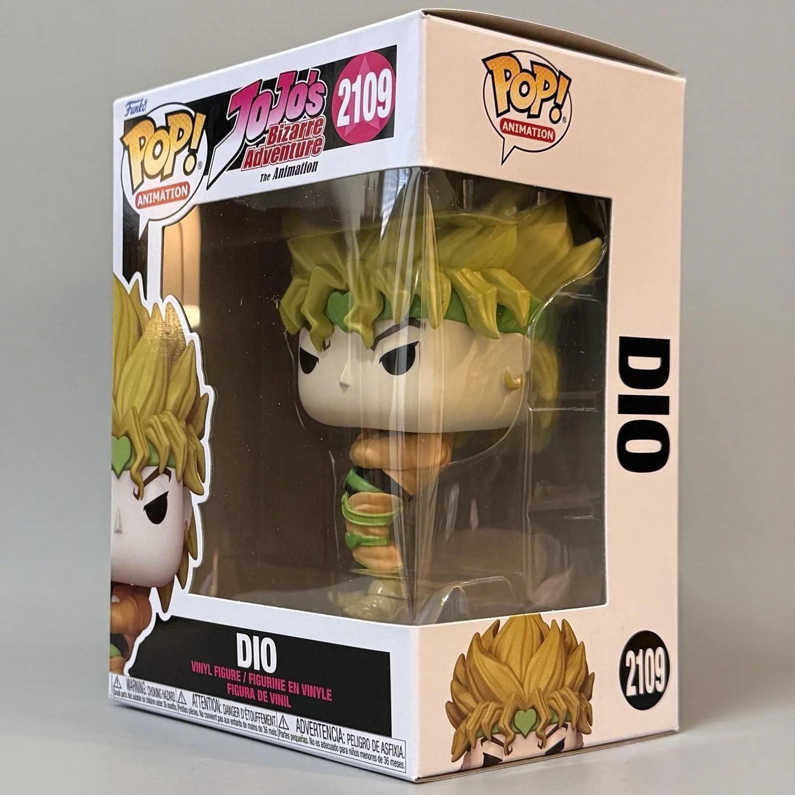 

Dio Figure #2109 Funko Pop Official Genuine,JoJo's Bizarre Adventures Limited Edition Collectible Figures,Anime JoJos Fans Gift