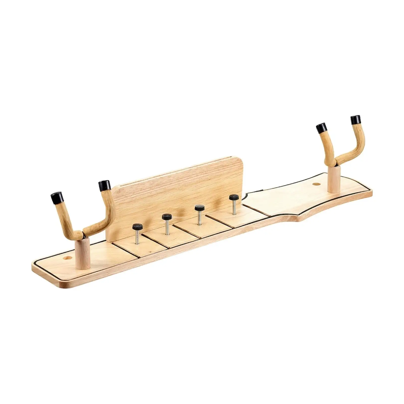 Wood Metal Guitar Hanger Wall Mount for Electric Acoustic Guitar Storage Rack with Screws Home Studio Decor