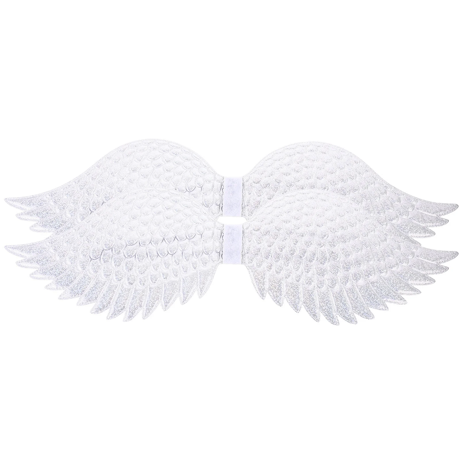 2pcs Angel Prop Large Fairy For Cosplay Halloween Stage Performance Backside Wing Fabric Costume Party Accessory Dress Up Prop