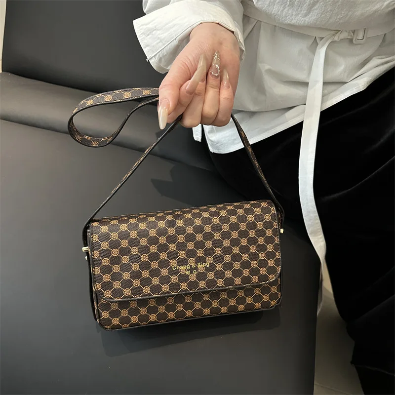 

Летняя квадратная сумка с принтом, винтажный кошелек с цепочкой и ремешком для женщин, сумка через плечо с цветочным принтом, ретро сумка через плечо, однотонная сумка для дневного ночи ​