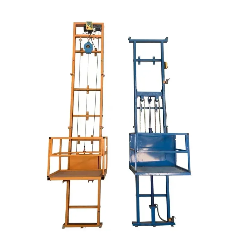 Vertical Cargo Lift Platform Stair 300 Kg Load