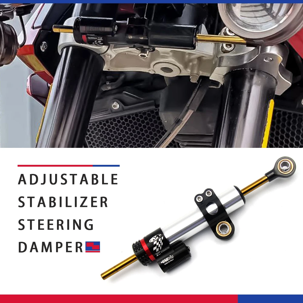 

For Yamaha MT10 MT 10 MT-10 MT 07 MT-07 MT07 MT09 MT 09 MT-09 Universal Motorcycle Adjustable Steering Damper Stabilizer