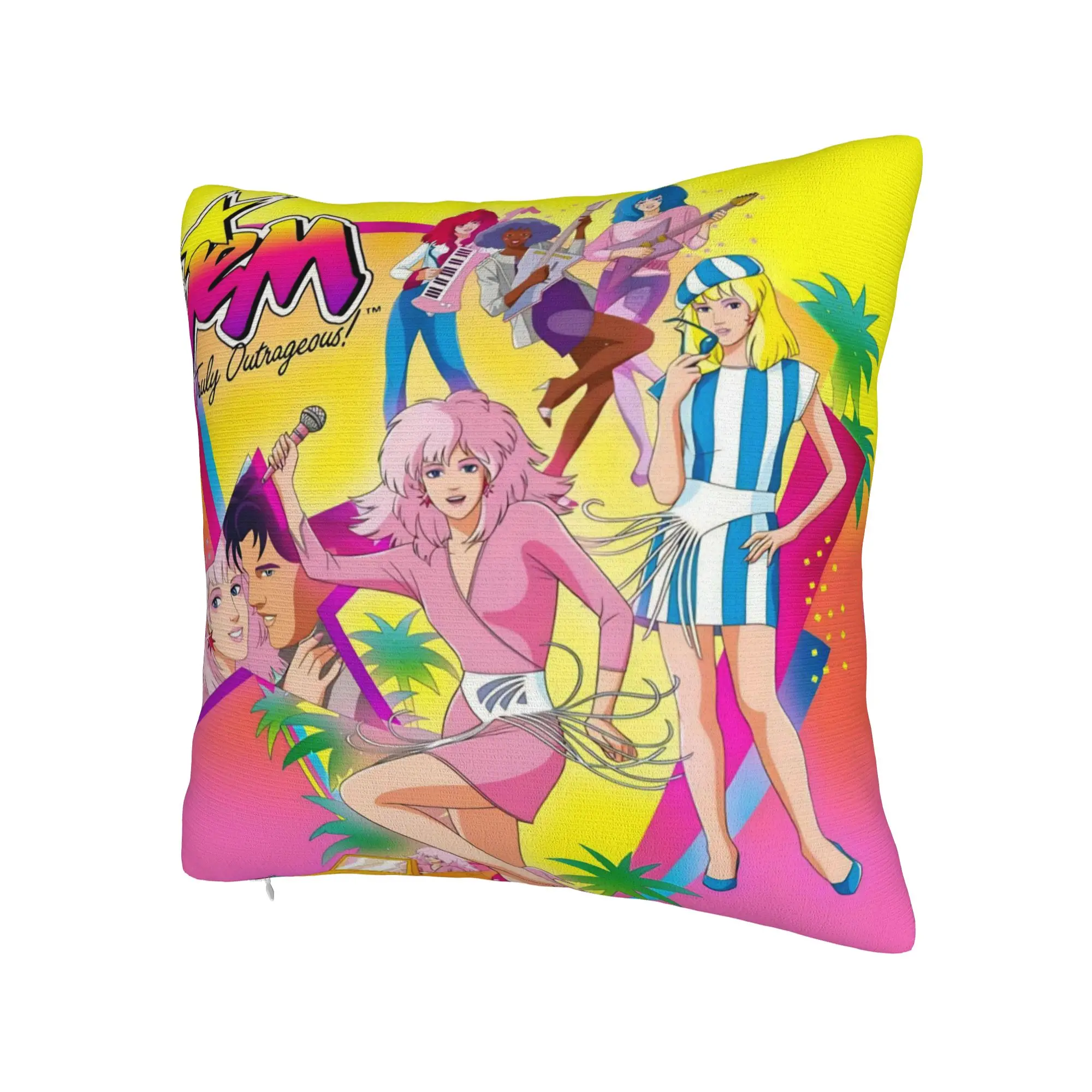 Jem And The Holograms Pillow Covers Accessories Printing Cushion Cover Decorative  Pillow Case Cover Home Multi-Size