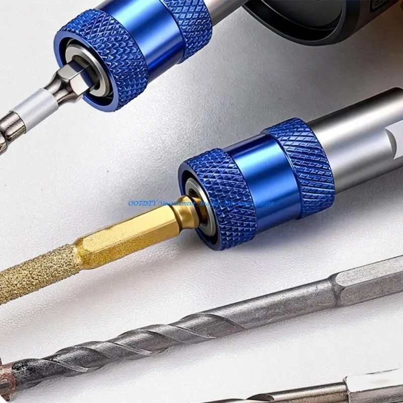 367D 10Mm Threaded to 1/4Inch Hexagon Adapter Keyless Electric Drill Screwdriver Tool