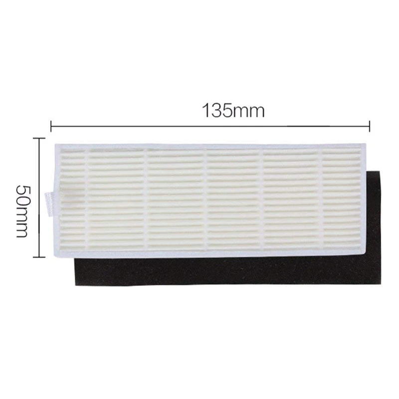 NEW 5Pcs Sponge + 5Pcs Hepa Filter For Replacement Chuwi Ilife A4 Robot Vacuum Cleaner