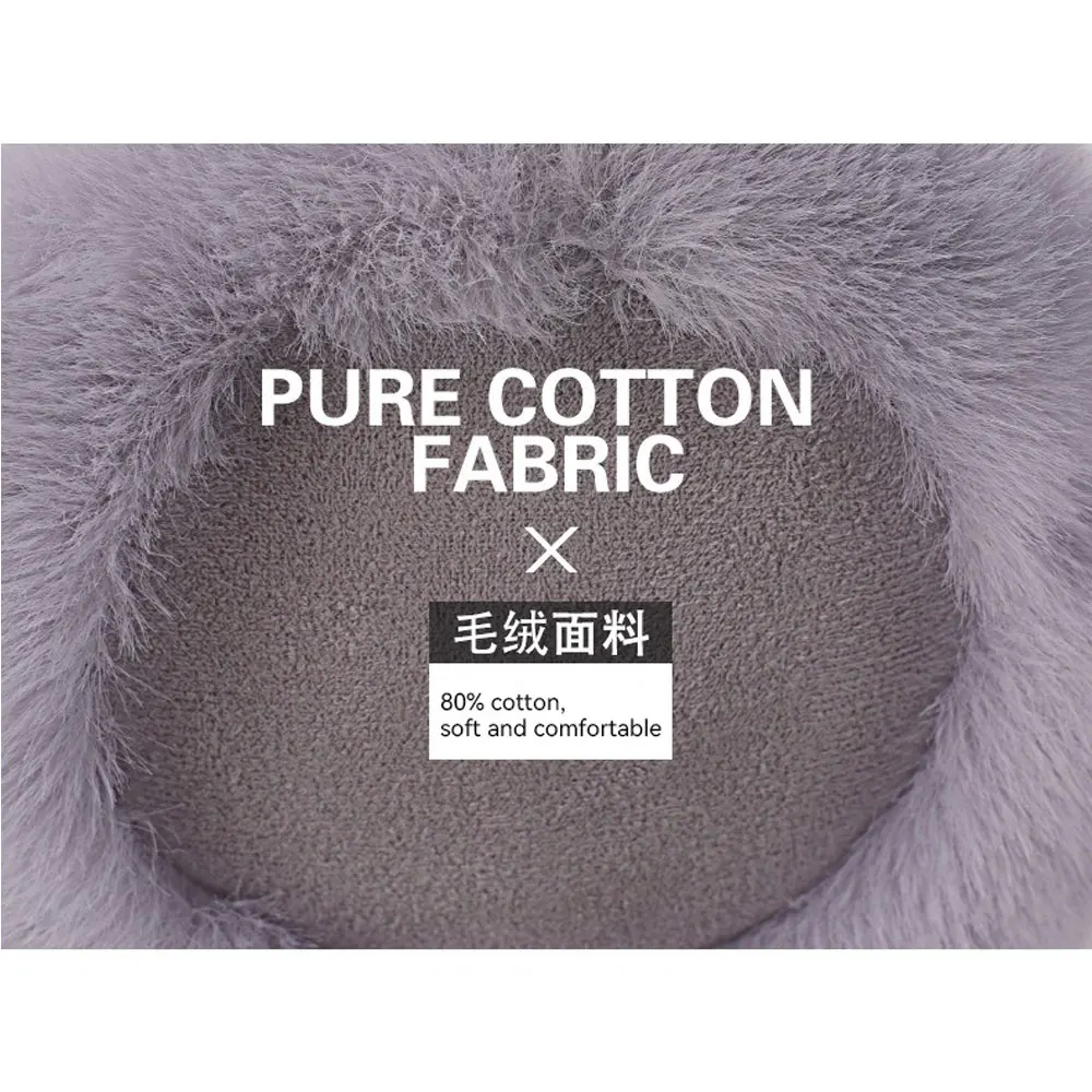 تدفئة الأذن لفصل الشتاء خفيفة الوزن قابلة للطي غطاء للأذنين رقيق فو الفراء الشتاء غطاء للأذنين للنساء طوي الأذن دفئا للطقس