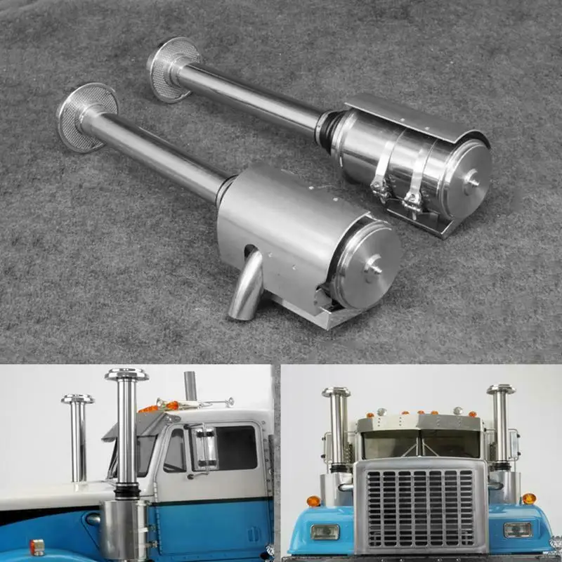 

1/14 LESU Metal Air Filter for DIY Car TAMIYA King Hauler Grand Hauler RC Tractor Truck Model